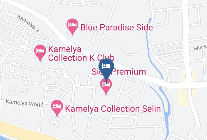 Manavgat - Sultan Of Side Hotel Maps