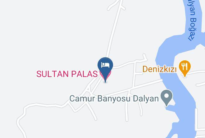 Mugla - Sultan Palas Hotel Maps