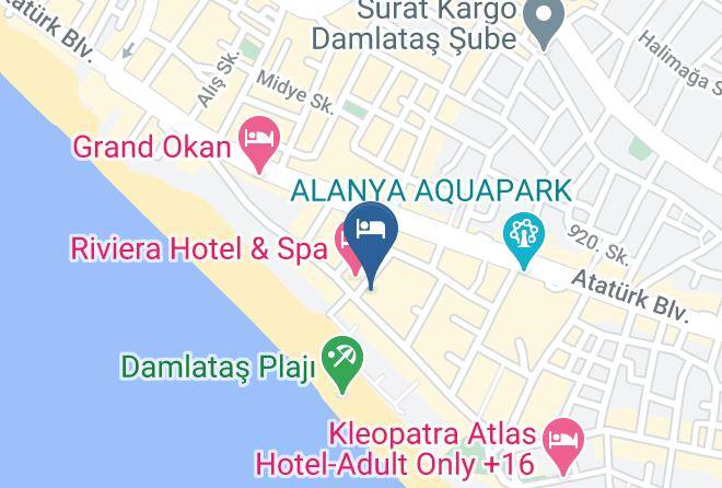 Alanya - Sultan Sipahi Resort Hotel Maps