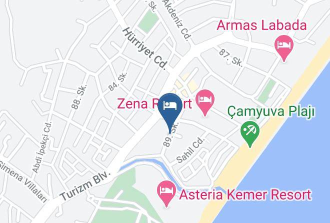 Kemer - Larissa Sultan Beach Maps