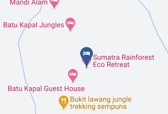 Sumatra Rainforest Eco Retreat Map - North Sumatra - Langkat Regency