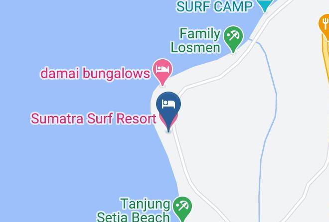 Lampung Barat - Sumatra Surf Resort Maps