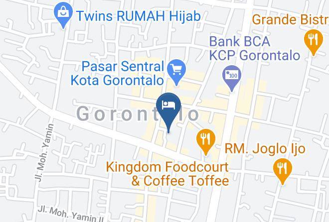 Kota Gorontalo - Sumber Ria Hotel Maps