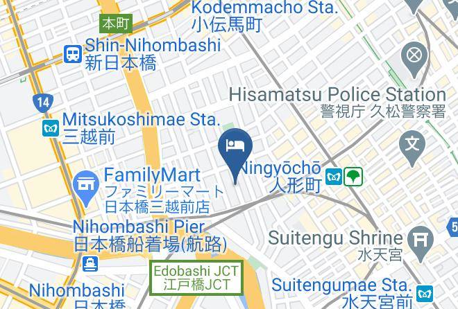 Chuo Ward - Sumisho Hotel Maps