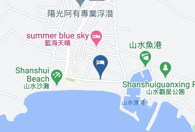 Summer Blue Map