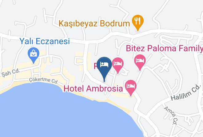 Bodrum - Summer Garden Beach Maps