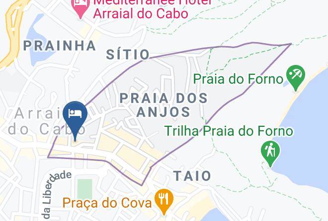 Arraial Do Cabo - Hotel Summer E Restaurante Agua Na Boca Maps