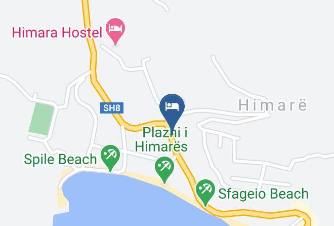 Himara - Summer Hotel Himare Maps