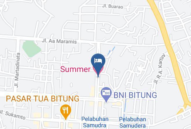Kota Bitung - Summer Hotel Maps