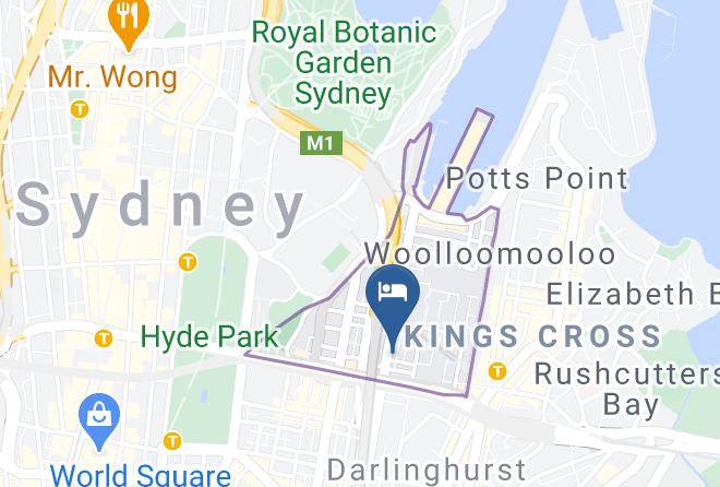 Sydney - Sydney Star Backpackers Maps