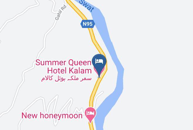 Peshawar - Summer Queen Hotel Kalam Maps