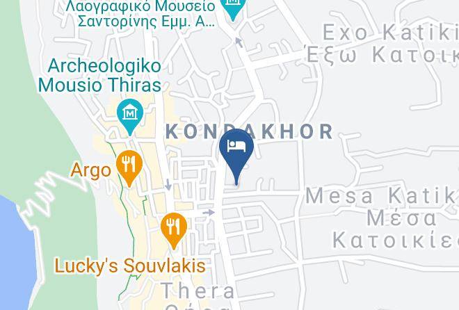 Thira - Summer Time Pension Hotel Maps