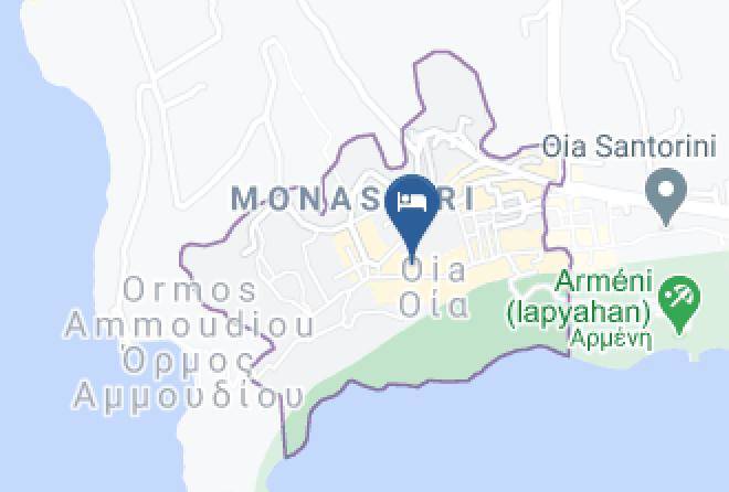 Thira - Summer White Santorini Maps