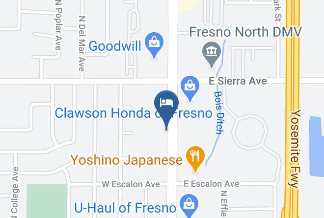 Fresno - Summerfield Inn Maps