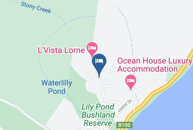 Surf Coast - Summerhill Views Holiday Home Lorne Maps