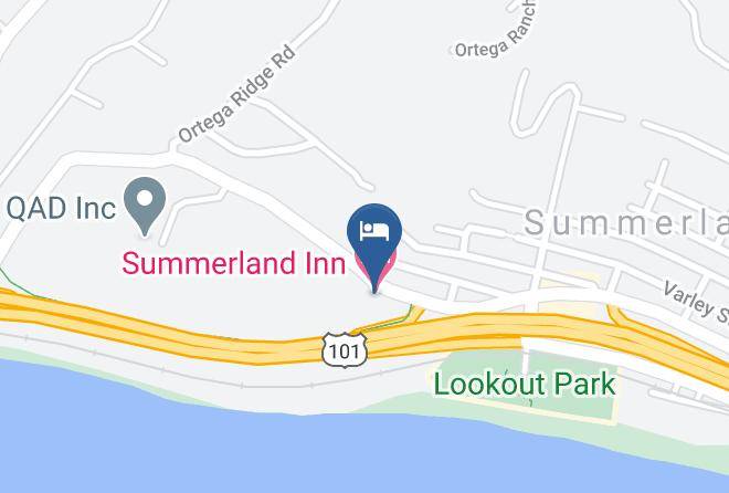 Santa Barbara - Summerland Inn Maps