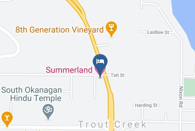 Okanagan Similkameen - Summerland Motel Maps