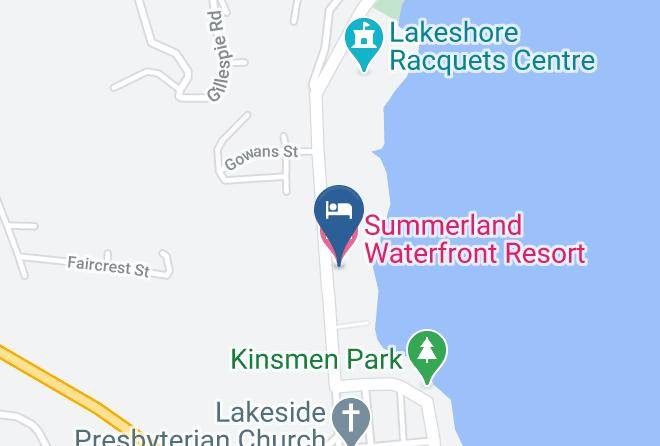 Okanagan Similkameen - Summerland Waterfront Resort Hotel Maps
