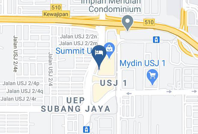 Petaling - Summit Hotel Usj Maps