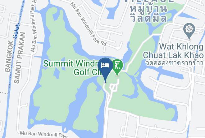 Amphoe Bang Phli - Summit Windmill Golf Residence Maps