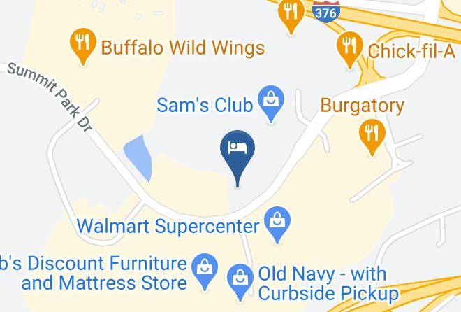 Allegheny - Summit Suite Pittsburgh Airport Maps