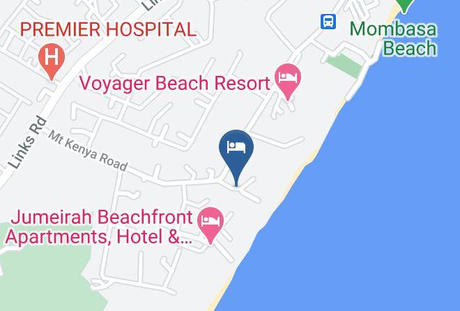 Mombasa - Sun Africa Beach Resort Maps