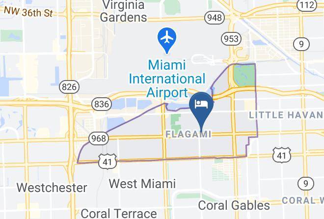 Miami Dade - Sun Aire Motel Maps