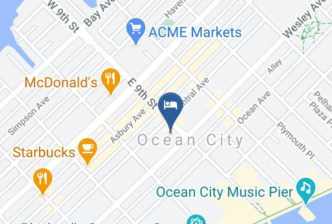 Cape May - Sun Beach Motel Maps