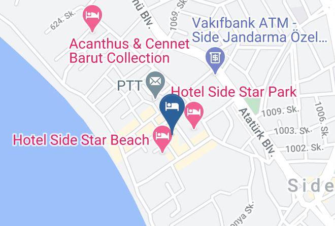 Sun Beach Park Hotel Map - Antalya - Manavgat