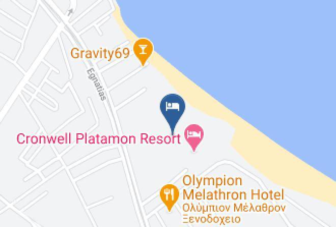 Pieria - Sun Beach Platamon Resort Maps
