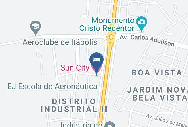 Itapolis - Sun City Hotel Maps