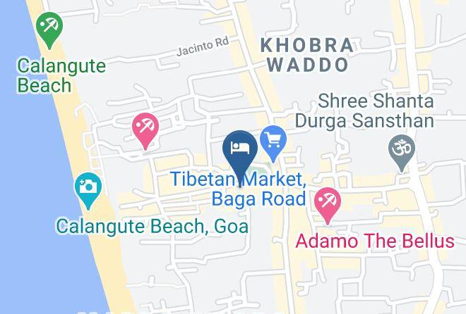 Bardez - Sun Flower Beach Resort Maps