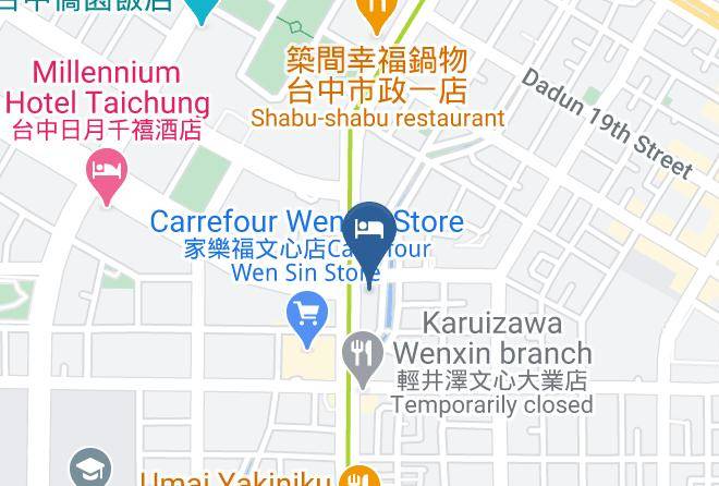 Nantun District - Sun Hao Hotel Taichung Maps