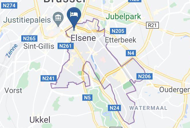 Elsene - Sun Hotel Maps