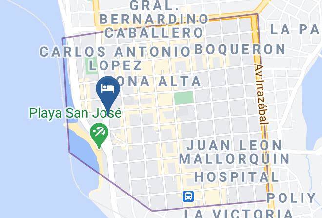 Encarnacion - Sun Hotel Encarnacion Maps