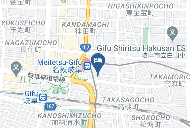 Gifu City - Sun Hotel Gifu Maps