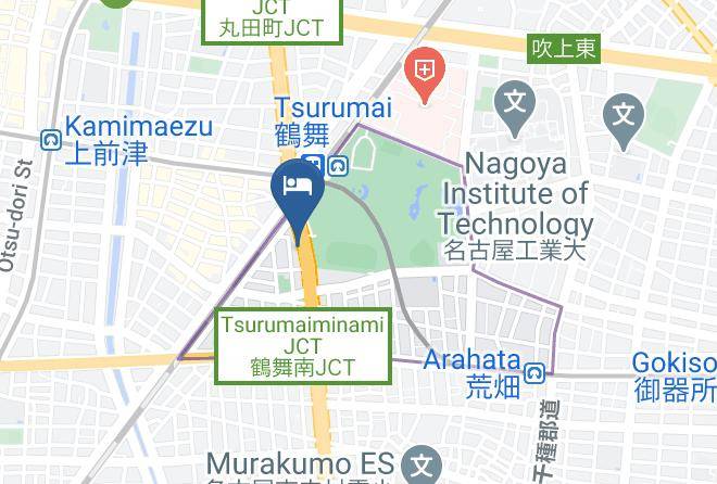Nagoya City Showa Ward - Sun Hotel Nishikinagoya Maps