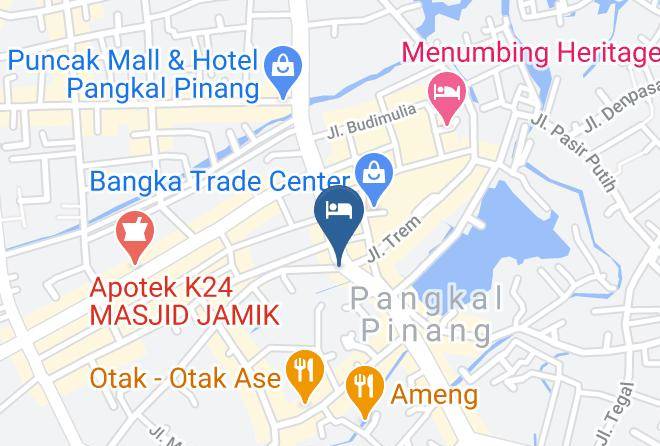 Kota Pangkal Pinang - Sun Hotel Pangkalpinang Maps