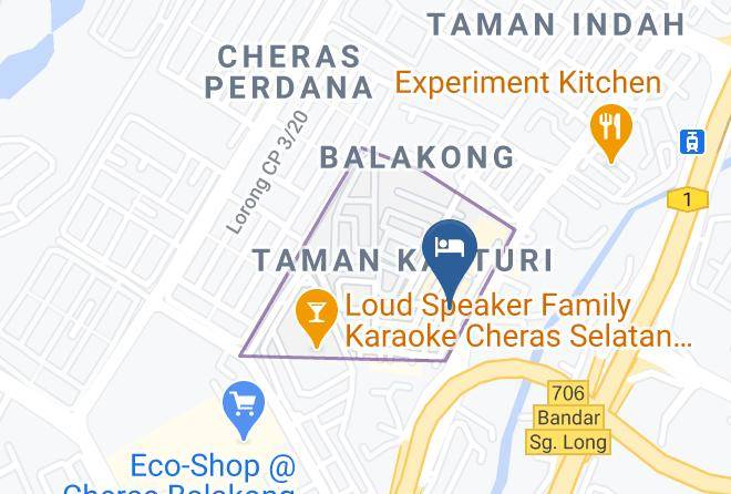 Hulu Langat - Sun Inns Hotel Cheras Selatan Maps