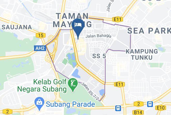 Petaling - Sun Inns Hotel Kopkastam Kelana Jaya Maps