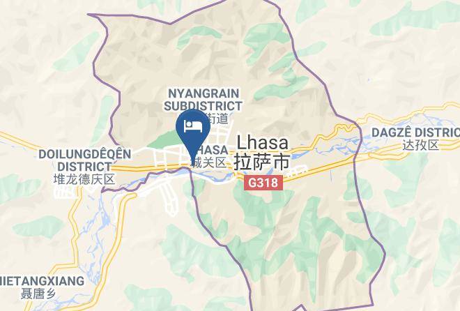 Lhasa - Sun Island Hotel Maps