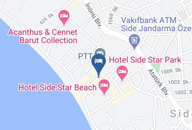 Manavgat - Sunkiss Otel Maps