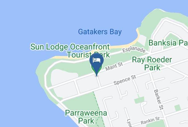 Fraser Coast - Sun Lodge Oceanfront Tourist Park Maps