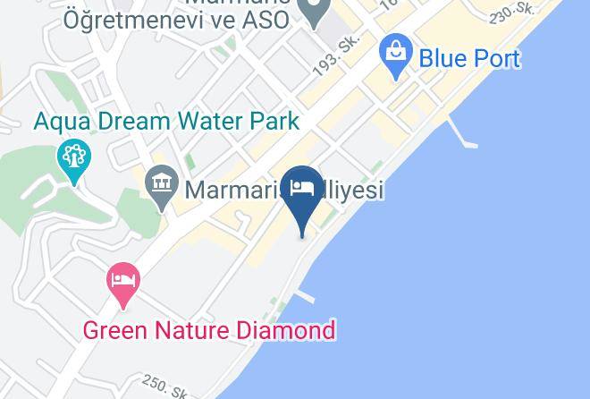 Marmaris - Maris Beach Hotel Maps
