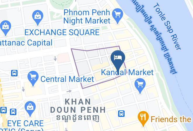 Doun Penh - Sun & Moon Urban Hotel Maps