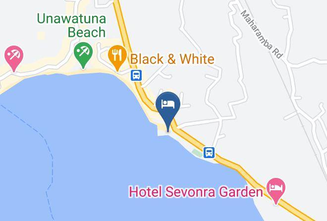 Galle - Sun N Sea Hotel & Restaurant Maps