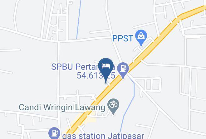 Mojokerto Regency - Sun Palace Hotel Maps