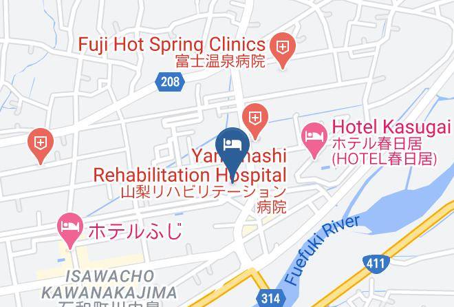 Fuefuki City - Sun Park Hotel Naito Maps