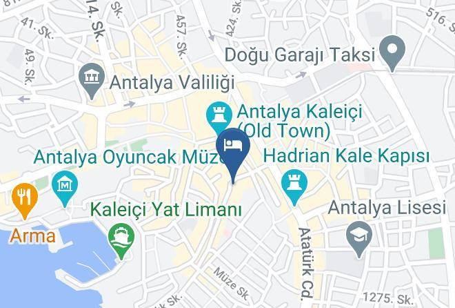 Muratpasa - Sun Rise Hotel Maps