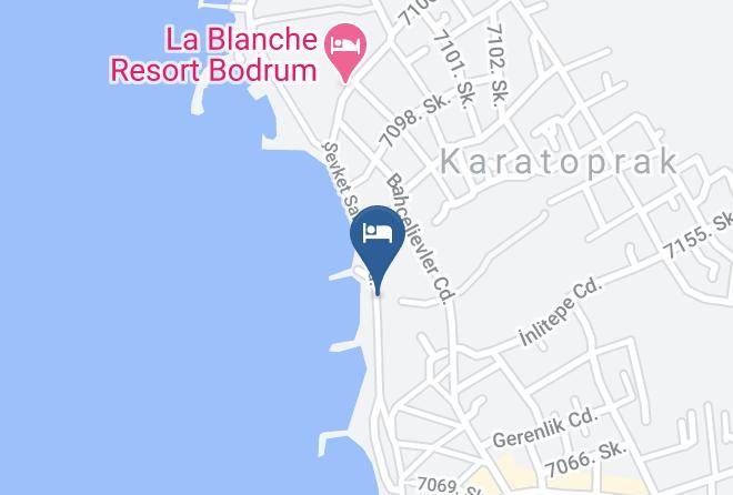 Bodrum - Sun & Sea Beach Hotel Maps